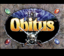 Obitus (USA) Title Screen